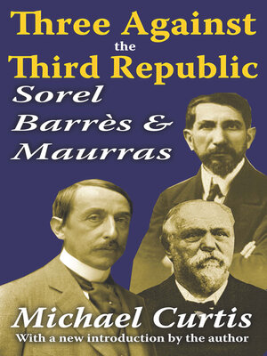 cover image of Three Against the Third Republic